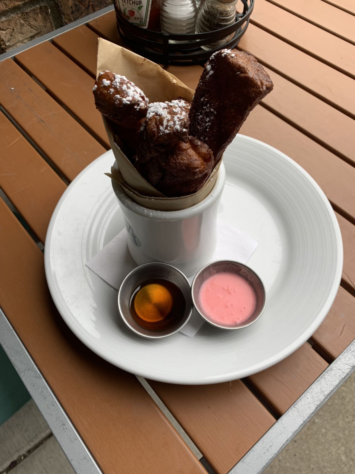 Churro French toast dippers